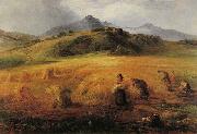 John MacWhirter Harvesting in Arran oil painting artist